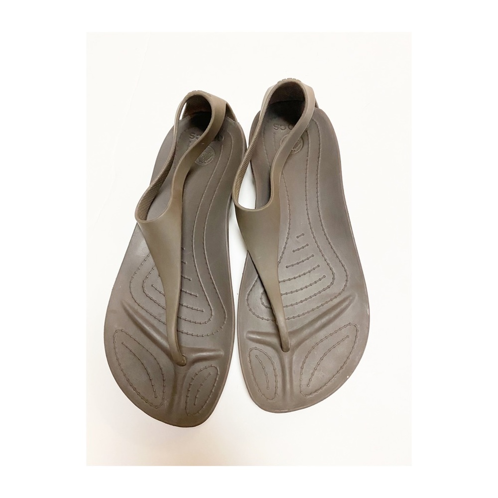Brown Croc Sandals